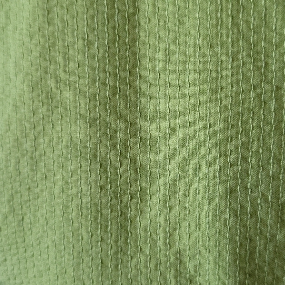 Eileen Fisher spring green straight collar full zip long sleeve lined jacket - Picture 6 of 12